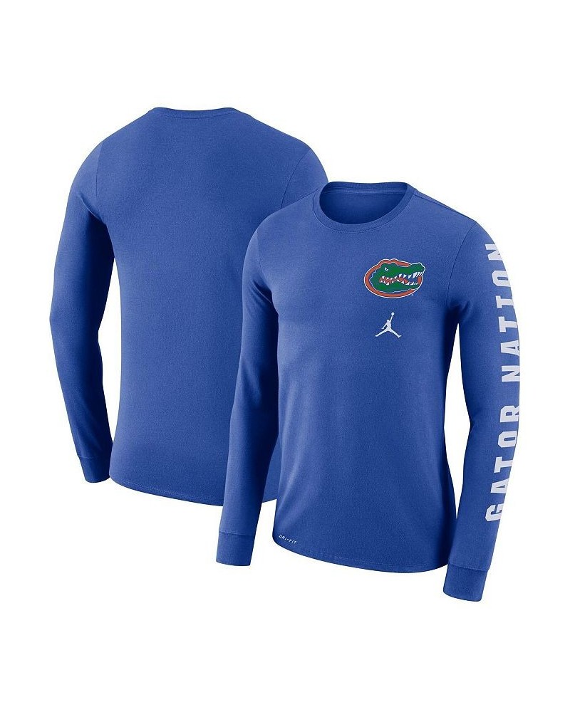 Men's Brand Royal Florida Gators Local Mantra Performance Long Sleeve T-shirt $26.54 T-Shirts