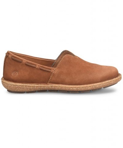 Women's Naya Comfort Slip-on Flats Brown $49.40 Shoes