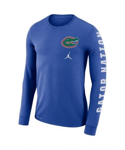 Men's Brand Royal Florida Gators Local Mantra Performance Long Sleeve T-shirt $26.54 T-Shirts