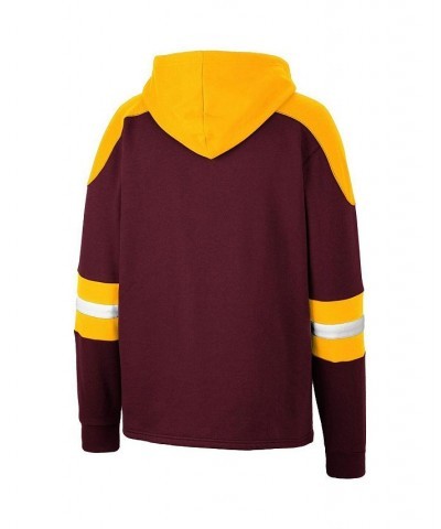 Men's Maroon Arizona State Sun Devils Lace-Up 4.0 Pullover Hoodie $27.26 Sweatshirt