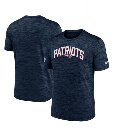 Men's Navy New England Patriots Velocity Athletic Stack Performance T-shirt $27.49 T-Shirts