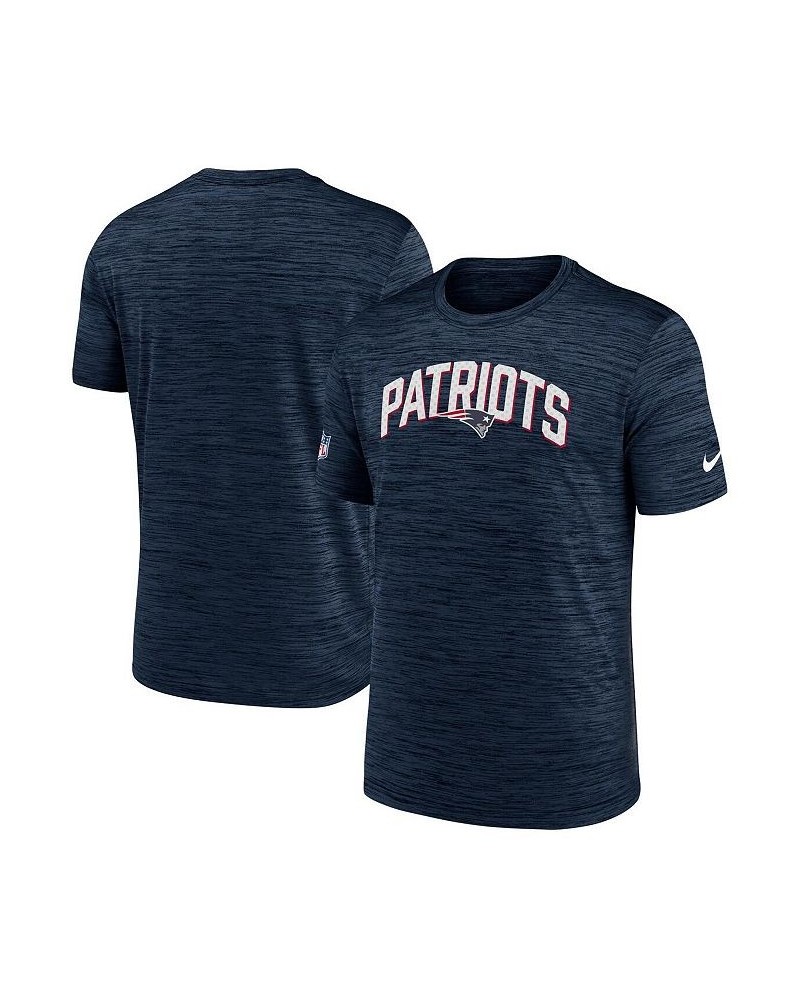 Men's Navy New England Patriots Velocity Athletic Stack Performance T-shirt $27.49 T-Shirts