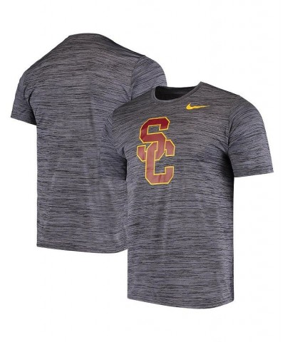 Men's Black Usc Trojans Logo Velocity Legend Performance T-shirt $25.30 T-Shirts