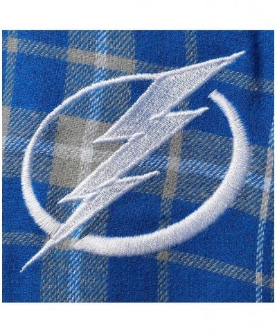 Men's Blue Tampa Bay Lightning Big and Tall Lodge T-shirt and Pants Sleep Set $21.62 Pajama