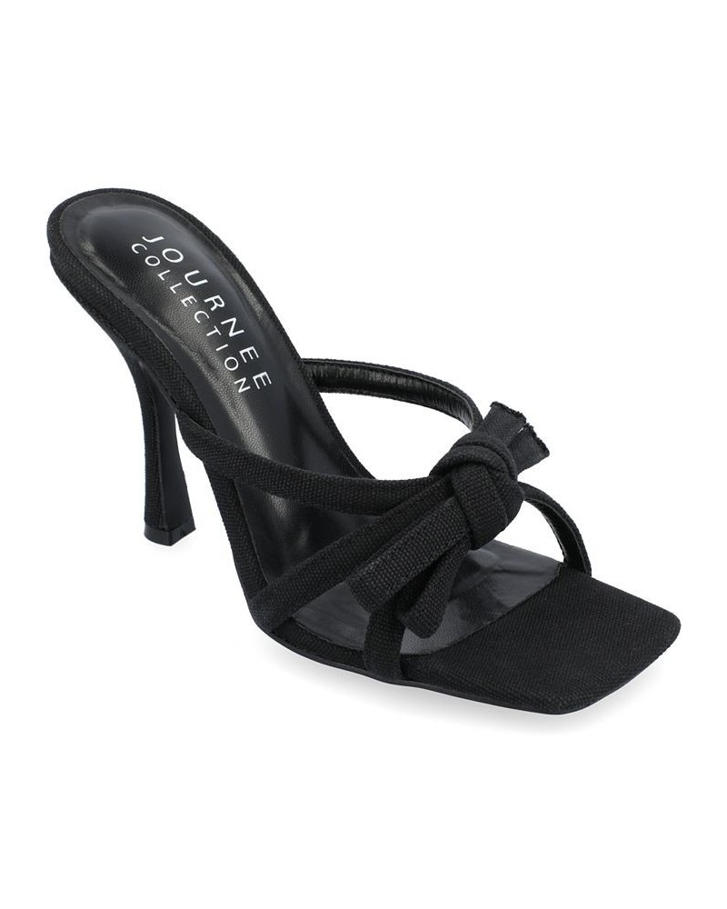 Women's Cilicia Stiletto Sandal Black $49.39 Shoes