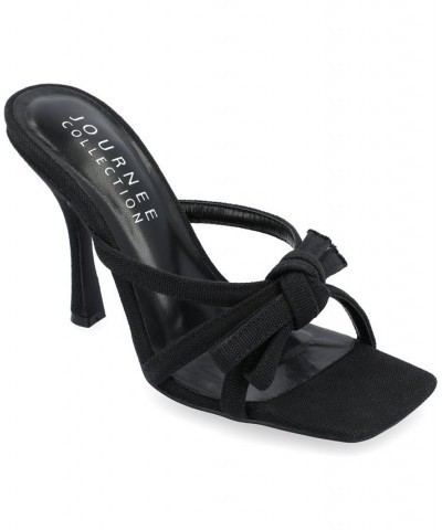 Women's Cilicia Stiletto Sandal Black $49.39 Shoes