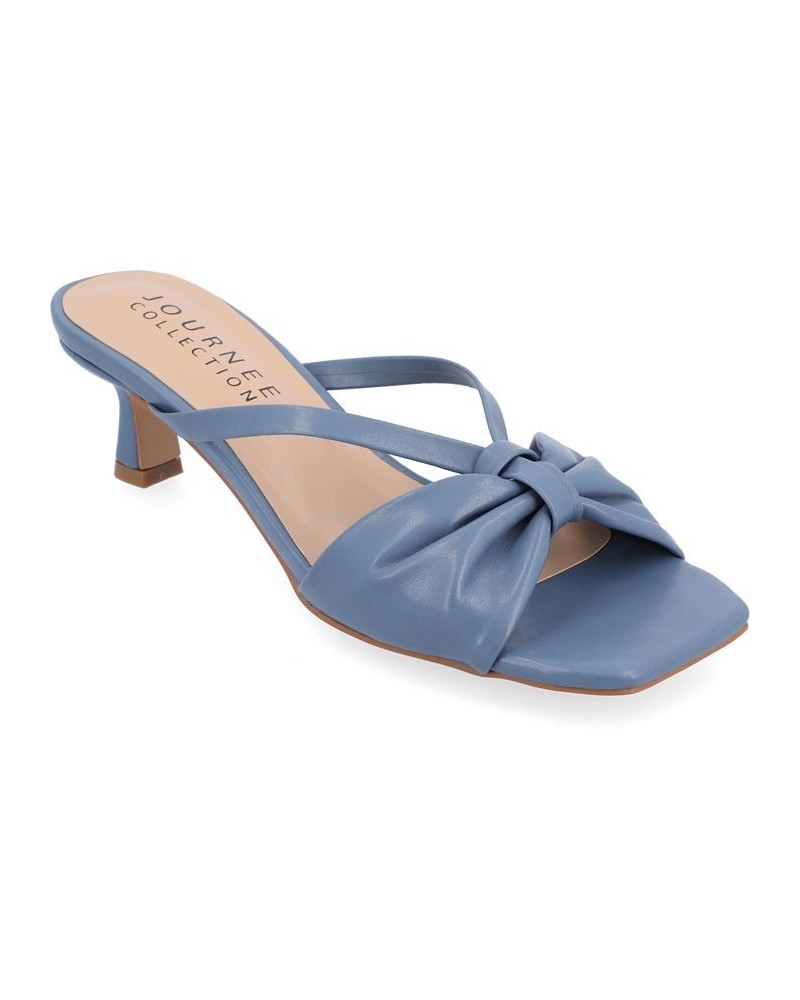 Women's Starling Slip-on Heel Blue $41.40 Shoes