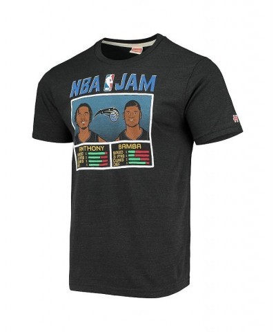 Men's Cole Anthony & Mohamed Bamba Heathered Black Orlando Magic Nba Jam Tri-Blend T-shirt $20.71 T-Shirts