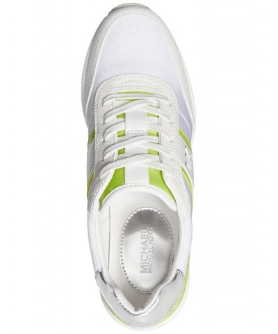 Women's Mabel Trainer Lace-Up Sneakers Green $56.99 Shoes