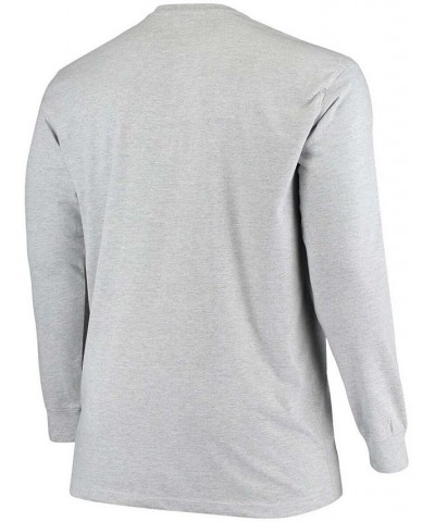 Men's Big and Tall Heathered Gray Atlanta Falcons Practice Long Sleeve T-shirt $23.99 T-Shirts