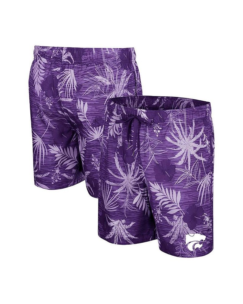 Men's Purple Kansas State Wildcats What Else is New Swim Shorts $34.44 Swimsuits