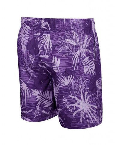 Men's Purple Kansas State Wildcats What Else is New Swim Shorts $34.44 Swimsuits