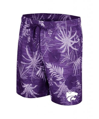 Men's Purple Kansas State Wildcats What Else is New Swim Shorts $34.44 Swimsuits