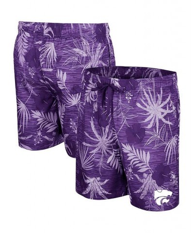 Men's Purple Kansas State Wildcats What Else is New Swim Shorts $34.44 Swimsuits