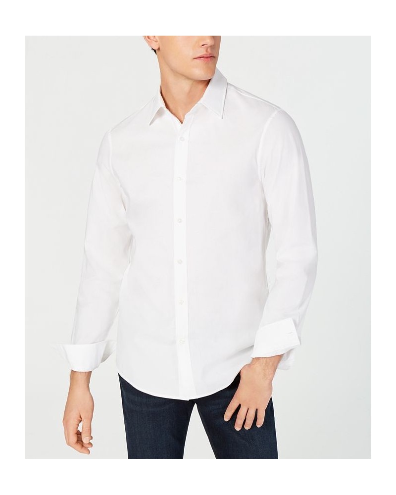 Men's Stretch Shirt White $45.36 Shirts