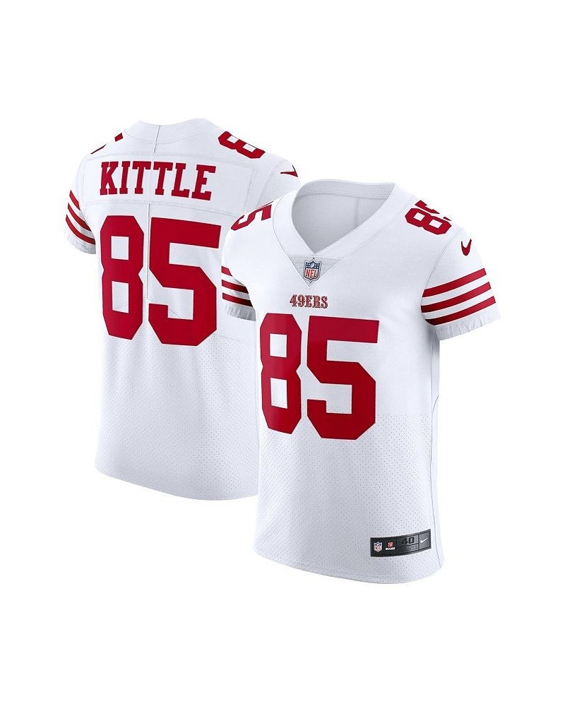 Men's George Kittle White San Francisco 49ers Vapor Elite Jersey $83.52 Jersey