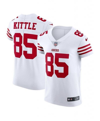 Men's George Kittle White San Francisco 49ers Vapor Elite Jersey $83.52 Jersey