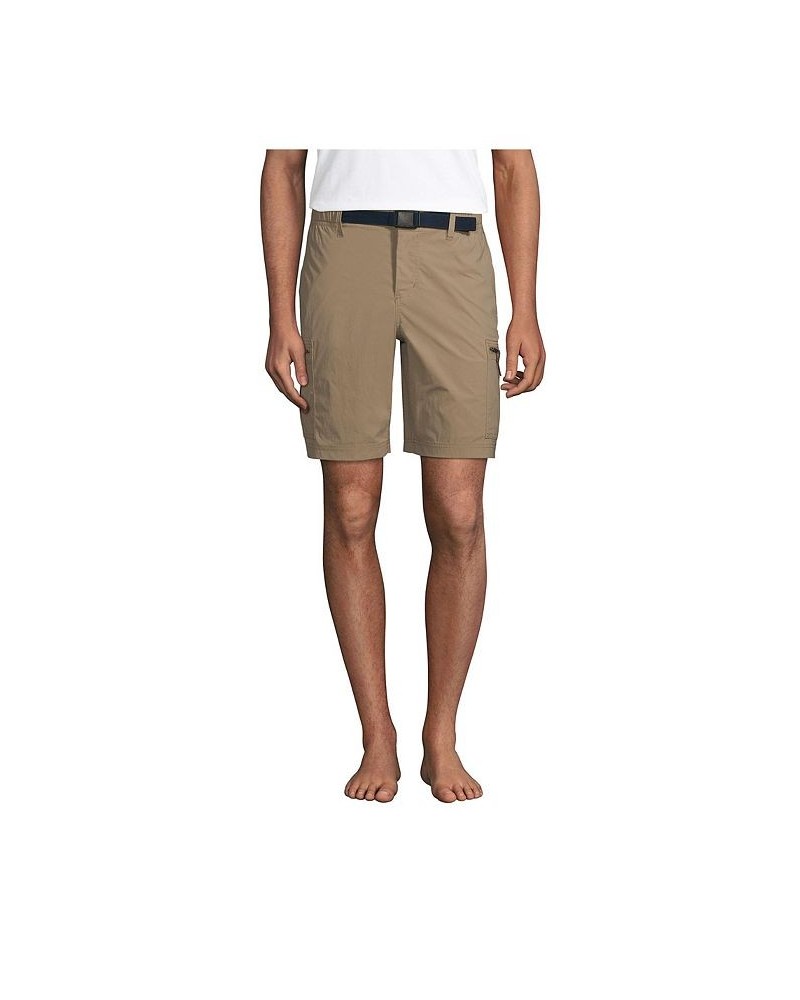 Men's 9" Outrigger Stretch Cargo Swim Trunks with No Liner Khaki $40.47 Swimsuits