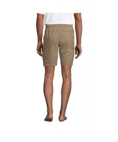 Men's 9" Outrigger Stretch Cargo Swim Trunks with No Liner Khaki $40.47 Swimsuits