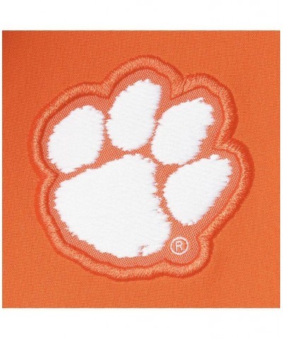 Men's Orange Clemson Tigers 2021 Coaches Short Sleeve Quarter-Zip Jacket $32.23 Jackets