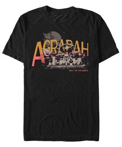 Disney Men's Aladdin Agrabah City of Mystery, Short Sleeve T-Shirt Black $17.15 T-Shirts