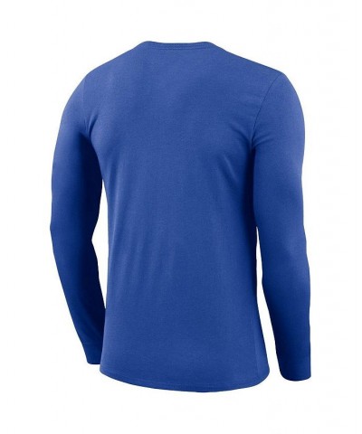 Men's Royal Duke Blue Devils Basketball Drop Legend Long Sleeve Performance T-shirt $30.24 T-Shirts