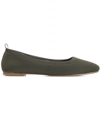 Women's Maryann Flats Green $30.80 Shoes