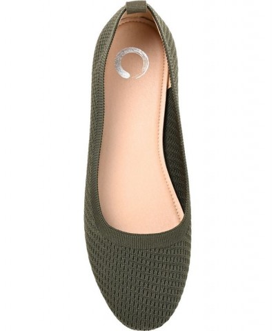 Women's Maryann Flats Green $30.80 Shoes