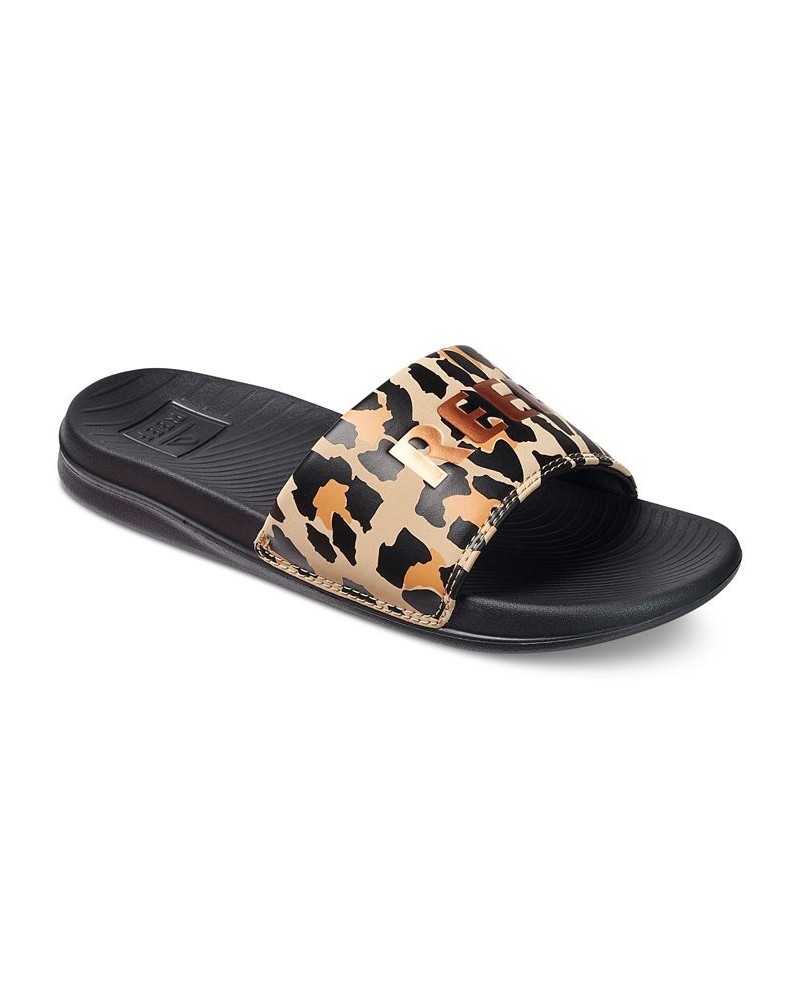 Women's One Slip-On Slide Sandals Multi $14.62 Shoes