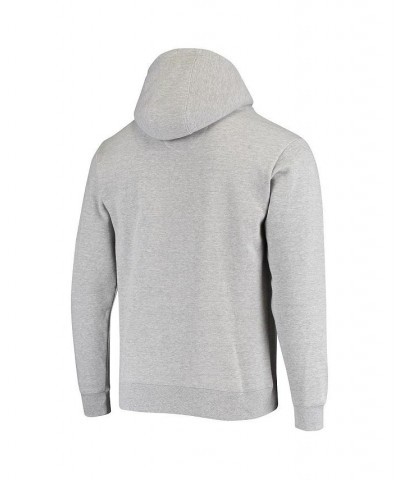 Men's Branded Heathered Gray San Jose Sharks Skull Beard Pullover Hoodie $33.63 Sweatshirt