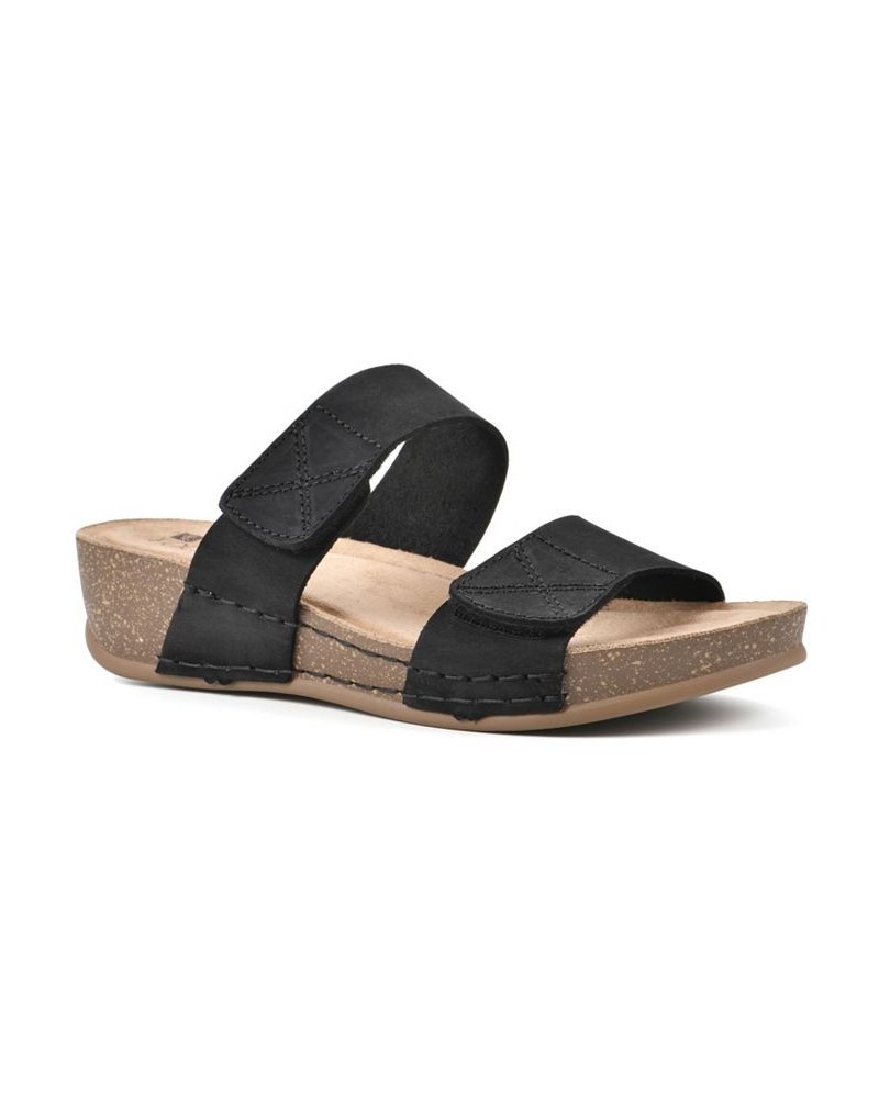 Women's Fervent Platform Sandals Black $37.92 Shoes