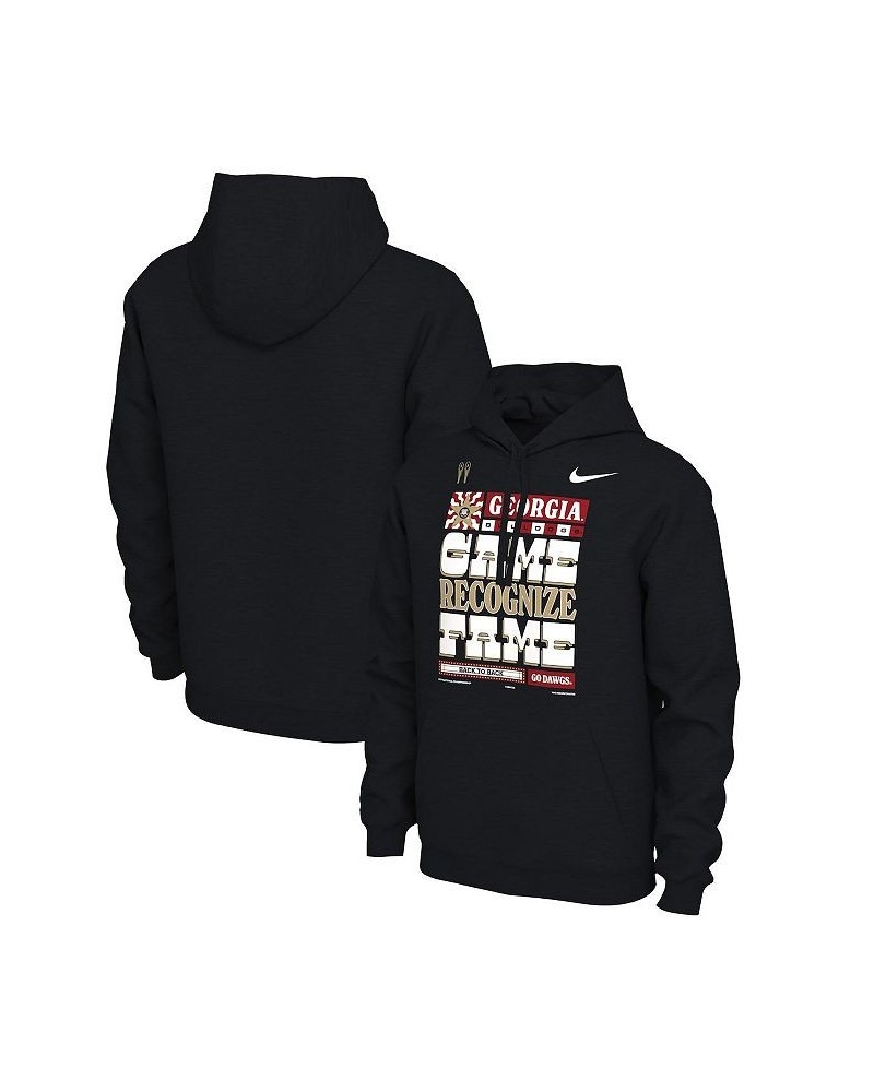 Men's Black Georgia Bulldogs College Football Playoff 2022 National Champions Locker Room Pullover Hoodie $34.85 Sweatshirt