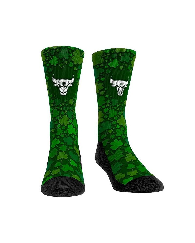 Men's and Women's Socks Chicago Bulls St. Patty's Day Shamrock Crew Socks $14.10 Socks