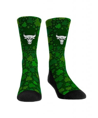 Men's and Women's Socks Chicago Bulls St. Patty's Day Shamrock Crew Socks $14.10 Socks