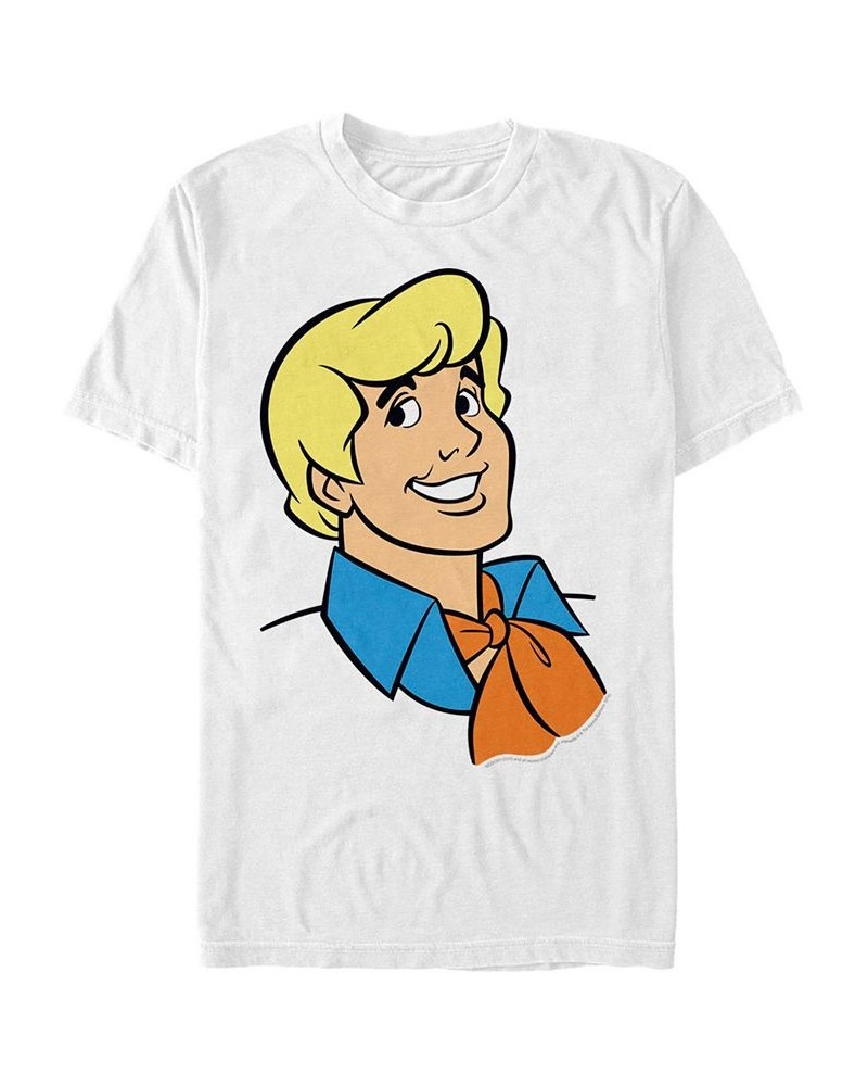 Scooby-Doo Men's Fred Big Face Costume Short Sleeve T-Shirt $16.80 T-Shirts