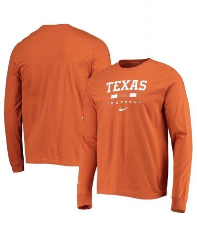 Men's Texas Orange Texas Longhorns Word Long Sleeve T-shirt $22.50 T-Shirts