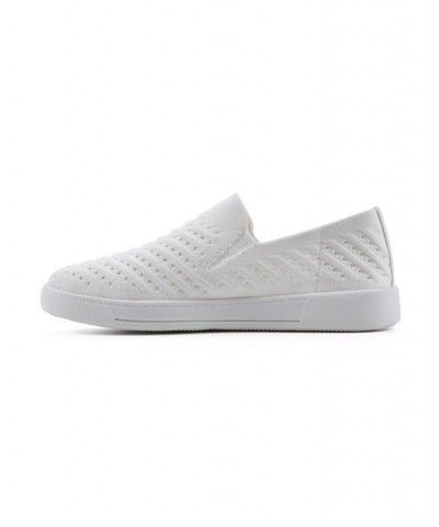 Women's Courage Slip-On Sneakers White $31.74 Shoes