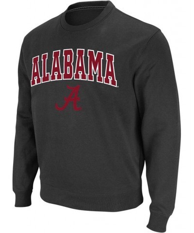 Men's Charcoal Alabama Crimson Tide Arch Logo Crew Neck Sweatshirt $24.00 Sweatshirt