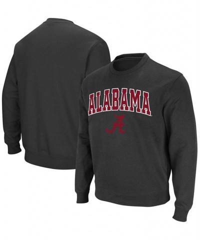 Men's Charcoal Alabama Crimson Tide Arch Logo Crew Neck Sweatshirt $24.00 Sweatshirt