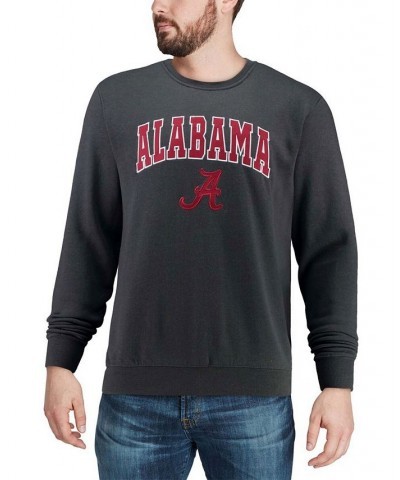 Men's Charcoal Alabama Crimson Tide Arch Logo Crew Neck Sweatshirt $24.00 Sweatshirt