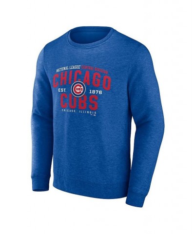 Men's Branded Heathered Royal Chicago Cubs Classic Move Pullover Sweatshirt $38.49 Sweatshirt