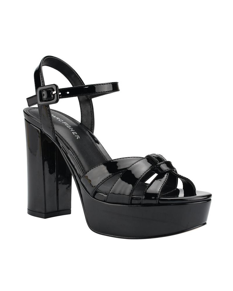 Women's Damask Platform Sandals PD01 $44.03 Shoes