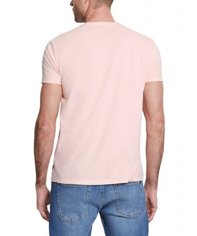 Men's Short-Sleeve Crewneck Desert Photo T-Shirt Pink $30.36 T-Shirts