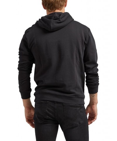 Men's Logo Hoodie Sweatshirt Black $29.58 Sweatshirt