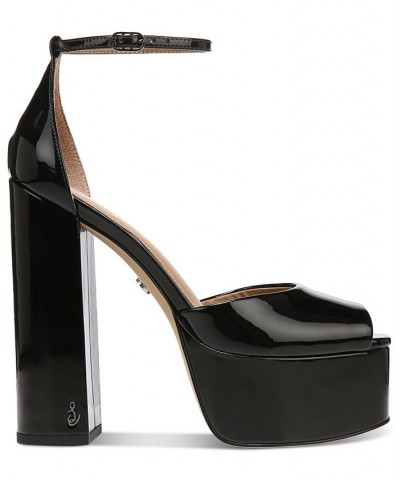 Kori Ankle-Strap Platform Dress Sandals Black $73.10 Shoes