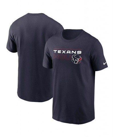 Men's Navy Houston Texans Broadcast Essential T-shirt $22.79 T-Shirts