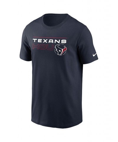 Men's Navy Houston Texans Broadcast Essential T-shirt $22.79 T-Shirts