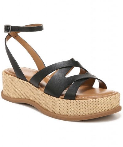 Riley Flatform Sandals Black $46.80 Shoes