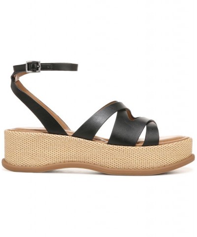 Riley Flatform Sandals Black $46.80 Shoes