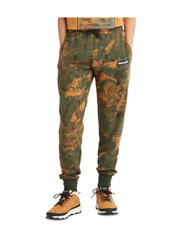 Men's Spring Rock Printed Sweatpants Green $44.10 Pants